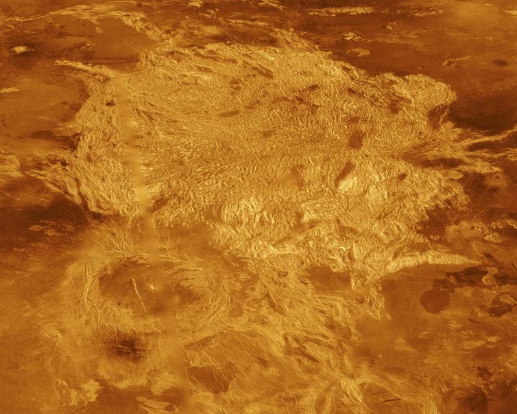 Surface Land On Venus